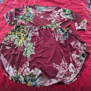 Hemish USA floral blouse